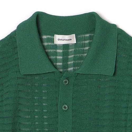 【チカ キサダ/CHIKA KISADA】のポロニット 人気、トレンドファッション・服の通販 founy(ファニー) 　ファッション　Fashion　レディースファッション　Fashion for Women　トップス・カットソー　Cut & Sew Tops　ニット　Knit Tops & Sweaters　なめらか　Smooth, Silky Texture　クラシカル　Classical, Vintage-Inspired　シアー　Sheer, See-Through　フィット　Fit, Slim Fit　洗える　Machine Washable　other-3|ID: prp329100004961484 ipo3291000000037223747