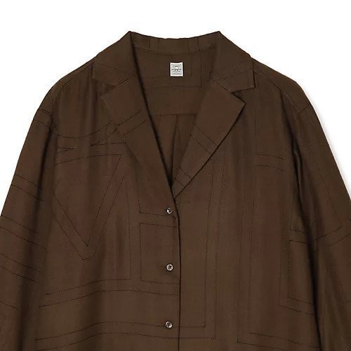 【トーテム/TOTEME】のMonogram flannel pj top 人気、トレンドファッション・服の通販 founy(ファニー) 　ファッション　Fashion　レディースファッション　Fashion for Women　ワンピース　Dresses　クラシカル　Classical, Vintage-Inspired　セットアップ　Set-Up, Coordinated Outfit　パジャマ　Pajamas, Sleepwear　モダン　Modern, Contemporary　モノトーン　Monotone, Black and White　other-3|ID: prp329100004961509 ipo3291000000037223888