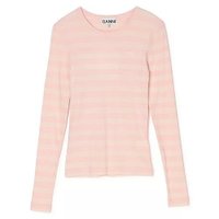 【ガニー/GANNI】のSoft Cotton Stripe Rib Longsleeve 大人の最旬トレンドファッション＆コーディネート founy(ファウニー) ファッション Fashion レディースファッション Fashion for Women トップス・カットソー Cut & Sew Tops ジャケット Jacket, Outerwear フィット Fit, Slim Fit リブニット Rib Knit, Ribbed Knit レトロ Retro, Vintage Style 洗える Machine Washable |ID:prp329100004961518