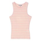 【ガニー/GANNI】のSoft Cotton Rib Tank Top Chalk Pink|ID: prp329100004961525 ipo3291000000037241316