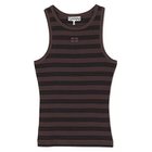 【ガニー/GANNI】のSoft Cotton Rib Tank Top Chocolate Plum|ID: prp329100004961525 ipo3291000000037241317