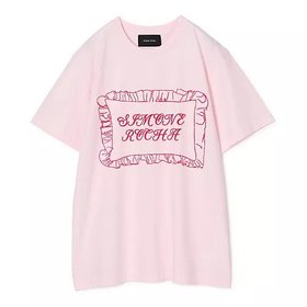 【シモーン ロシャ/SIMONE ROCHA】のPILLOWCASE LOGO PRINT T-SHIRT 人気、トレンドファッション・服の通販 founy(ファニー) ファッション Fashion レディースファッション Fashion for Women トップス・カットソー Cut & Sew Tops シャツ・ブラウス・オフィスカジュアル Elegant Blouses & Button-Ups ロングTシャツ・Tシャツ Longline T-Shirts & Tees グラフィック Graphic, Graphic Design フリル Frill, Ruffle モノトーン Monotone, Black and White 洗える Machine Washable |ID:prp329100004961548