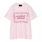 【シモーン ロシャ/SIMONE ROCHA】のPILLOWCASE LOGO PRINT T-SHIRT PINK/RED|ID: prp329100004961548 ipo3291000000037224049