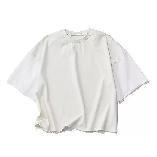 【スアデオ/suadeo】の【亀恭子さんコラボ】袖シアーとろみブラウス風トップス インテリア・キッズ・メンズ・レディースファッション・服の通販 founy(ファニー) 　ファッション　Fashion　レディースファッション　Fashion for Women　トップス・カットソー　Cut & Sew Tops　シャツ・ブラウス・オフィスカジュアル　Elegant Blouses & Button-Ups　とろみ　Fluid, Flowy Fabric　コラボ　Collaboration, Collab　シアー　Sheer, See-Through　トレンド　Trend, Trending Now　洗える　Machine Washable　ホワイト|ID: prp329100004961572 ipo3291000000037224160