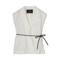 【ルームエイト/Room no.8】のリネン混ベスト 大人の最旬トレンドファッション＆コーディネート founy(ファウニー) ファッション Fashion レディースファッション Fashion for Women アウター Coat / Outerwear Collection トップス・カットソー Cut & Sew Tops ベスト&ジレ / 重ね着スタイル Vests & Gilets ショルダー Shoulder, Shoulder Strap ベスト Vest, Waistcoat リネン Linen, Linen Fabric 夏 Summer 春 Spring S/S・春夏 SS, Spring/Summer, Warm Season |ID:prp329100004961591