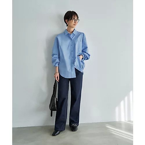 【スタイルデリ/STYLE DELI】のハリ感ゆったりBASICシャツ 人気、トレンドファッション・服の通販 founy(ファニー) 　ファッション　Fashion　レディースファッション　Fashion for Women　トップス・カットソー　Cut & Sew Tops　シャツ・ブラウス・オフィスカジュアル　Elegant Blouses & Button-Ups　イエロー　Yellow　カフス　Cuff Design　ショート　Short, Short Length　ストレート　Straight, Straight Cut　スリット　Slit, Slit Detail　タイプライター　Typewriter Fabric, Crisp Cotton　長袖　Long Sleeve, Full Sleeve　バランス　Balance, Style Balance　フォルム　Silhouette, Form　ポケット　Pocket, Pocket Detail　マキシ　Maxi, Full Length　ラウンド　Round, Round Neck　レギンス　Leggings, Stretch Pants　other-2|ID: prp329100004961597 ipo3291000000037224282