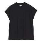 【グッド ピープル グッド ステッチング グッド プロダクト/GOOD PEOPLE GOOD STITCHING GOOD PRODUCT】のCrew Neck French Sleeve T 人気、トレンドファッション・服の通販 founy(ファニー) ファッション Fashion レディースファッション Fashion for Women トップス・カットソー Cut & Sew Tops 洗える Machine Washable ジャケット Jacket, Outerwear スリーブ Sleeve, Long Sleeve / Short Sleeve 定番 Standard, Basic Item フレンチ French, French Style エレガント 上品 Elegant thumbnail Black|ID: prp329100004961602 ipo3291000000037224301