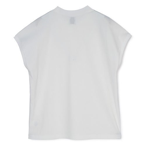 【グッド ピープル グッド ステッチング グッド プロダクト/GOOD PEOPLE GOOD STITCHING GOOD PRODUCT】のCrew Neck French Sleeve T 人気、トレンドファッション・服の通販 founy(ファニー) 　ファッション　Fashion　レディースファッション　Fashion for Women　トップス・カットソー　Cut & Sew Tops　洗える　Machine Washable　ジャケット　Jacket, Outerwear　スリーブ　Sleeve, Long Sleeve / Short Sleeve　定番　Standard, Basic Item　フレンチ　French, French Style　エレガント 上品　Elegant　other-3|ID: prp329100004961602 ipo3291000000037224305