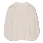 【アキラナカ/AKIRANAKA】のCarlotta knit pullover WHITE|ID: prp329100004961604 ipo3291000000037241532