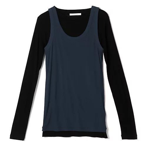 【プレインピープル/PLAIN PEOPLE】のハイツイストフライスタンクトップレイヤードTシャツ 人気、トレンドファッション・服の通販 founy(ファニー) 　ファッション　Fashion　レディースファッション　Fashion for Women　トップス・カットソー　Cut & Sew Tops　シャツ・ブラウス・オフィスカジュアル　Elegant Blouses & Button-Ups　ロングTシャツ・Tシャツ　Longline T-Shirts & Tees　タンク　Tank Top, Sleeveless Top　ベーシック　Basic, Essential　リラックス　Relax, Relaxed Fit　洗える　Machine Washable　 other-1|ID: prp329100004961606 ipo3291000000037224325