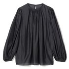 【プレインピープル/PLAIN PEOPLE】のアセテートリヨセルローンシアーギャザーブラウス 人気、トレンドファッション・服の通販 founy(ファニー) ファッション Fashion レディースファッション Fashion for Women トップス・カットソー Cut & Sew Tops シャツ・ブラウス・オフィスカジュアル Elegant Blouses & Button-Ups ギャザー Gathered, Ruffled スリーブ Sleeve, Long Sleeve / Short Sleeve 洗える Machine Washable thumbnail グレー|ID: prp329100004961609 ipo3291000000037224339