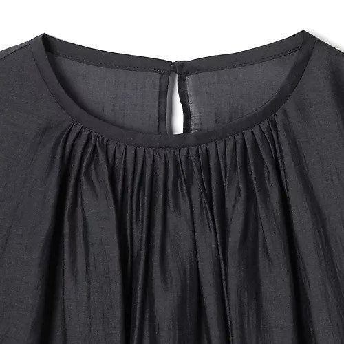 【プレインピープル/PLAIN PEOPLE】のアセテートリヨセルローンシアーギャザーブラウス 人気、トレンドファッション・服の通販 founy(ファニー) 　ファッション　Fashion　レディースファッション　Fashion for Women　トップス・カットソー　Cut & Sew Tops　シャツ・ブラウス・オフィスカジュアル　Elegant Blouses & Button-Ups　ギャザー　Gathered, Ruffled　スリーブ　Sleeve, Long Sleeve / Short Sleeve　洗える　Machine Washable　other-3|ID: prp329100004961609 ipo3291000000037224342