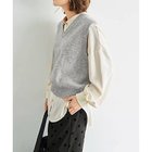【スタイルデリ/STYLE DELI】のベーシックVネックニットベスト ライトグレー|ID: prp329100004961618 ipo3291000000037224379