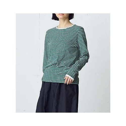 【ミディウミ/MidiUmi】のマルチボーダープルオーバーL/S 人気、トレンドファッション・服の通販 founy(ファニー) 　ファッション　Fashion　レディースファッション　Fashion for Women　トップス・カットソー　Cut & Sew Tops　カジュアルプルオーバー・ニットトップス　Pullovers & Knit Tops / Casual Pullovers　インナー　Innerwear　ボーダー　Border, Stripe　other-2|ID: prp329100004961722 ipo3291000000037224944