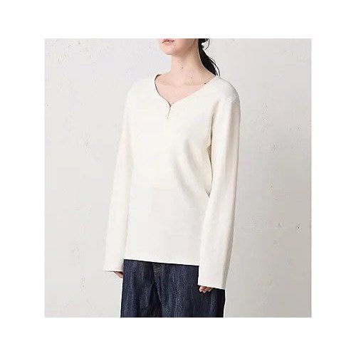 【ミディウミ/MidiUmi】のヘンリーネックプルオーバー 人気、トレンドファッション・服の通販 founy(ファニー) 　ファッション　Fashion　レディースファッション　Fashion for Women　トップス・カットソー　Cut & Sew Tops　カジュアルプルオーバー・ニットトップス　Pullovers & Knit Tops / Casual Pullovers　カットソー　Cut and Sewn Top　シンプル　Simple, Minimal　other-2|ID: prp329100004961725 ipo3291000000037224964