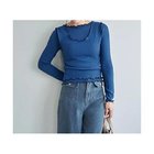 【スタイルデリ/STYLE DELI】のメロウリブ ベストレイヤードトップス 人気、トレンドファッション・服の通販 founy(ファニー) ファッション Fashion レディースファッション Fashion for Women アウター Coat / Outerwear Collection トップス・カットソー Cut & Sew Tops ベスト&ジレ / 重ね着スタイル Vests & Gilets インナー Innerwear カットソー Cut and Sewn Top サロペット Overalls, Salopette ジャケット Jacket, Outerwear スリット Slit, Slit Detail タンク Tank Top, Sleeveless Top 定番 Standard, Basic Item 長袖 Long Sleeve, Full Sleeve バランス Balance, Style Balance ビスチェ Bustier, Corset Top フィット Fit, Slim Fit ベスト Vest, Waistcoat ラウンド Round, Round Neck 夏 Summer thumbnail ブルー|ID: prp329100004961745 ipo3291000000037225088