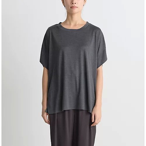 【ドレスハーセルフ/DRESS HERSELF】の【洗える】シルク/ワイドTシャツ 人気、トレンドファッション・服の通販 founy(ファニー) 　ファッション　Fashion　レディースファッション　Fashion for Women　トップス・カットソー　Cut & Sew Tops　シャツ・ブラウス・オフィスカジュアル　Elegant Blouses & Button-Ups　ロングTシャツ・Tシャツ　Longline T-Shirts & Tees　なめらか　Smooth, Silky Texture　カットソー　Cut and Sewn Top　シルク　Silk, 100% Silk　バランス　Balance, Style Balance　ボックス　Boxy, Box Shape　ワイド　Wide, Wide Fit　洗える　Machine Washable　 other-1|ID: prp329100004961749 ipo3291000000037225112