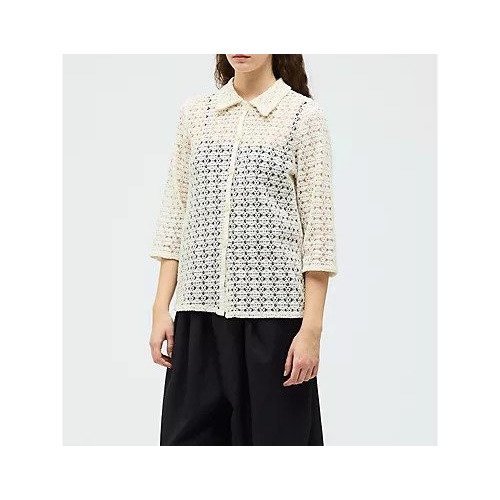 【ミズイロ インド/mizuiro ind】のレースシャツ 人気、トレンドファッション・服の通販 founy(ファニー) 　ファッション　Fashion　レディースファッション　Fashion for Women　トップス・カットソー　Cut & Sew Tops　シャツ・ブラウス・オフィスカジュアル　Elegant Blouses & Button-Ups　インナー　Innerwear　クラシック　Classic, Timeless Style　ビンテージ　Vintage, Retro Style　レース　Lace, Lace Fabric　エレガント 上品　Elegant　夏　Summer　other-2|ID: prp329100004961763 ipo3291000000037225211