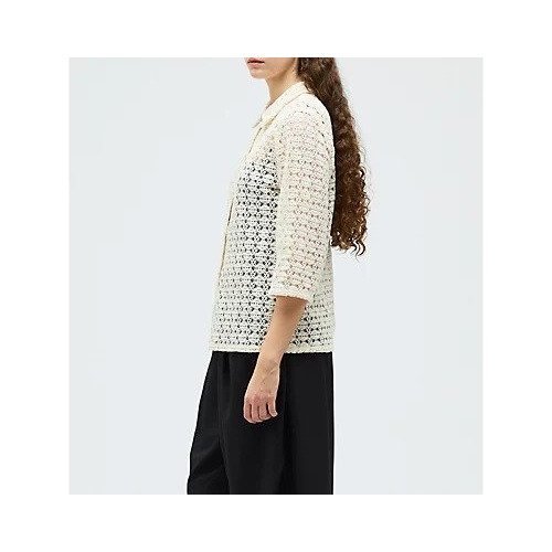 【ミズイロ インド/mizuiro ind】のレースシャツ 人気、トレンドファッション・服の通販 founy(ファニー) 　ファッション　Fashion　レディースファッション　Fashion for Women　トップス・カットソー　Cut & Sew Tops　シャツ・ブラウス・オフィスカジュアル　Elegant Blouses & Button-Ups　インナー　Innerwear　クラシック　Classic, Timeless Style　ビンテージ　Vintage, Retro Style　レース　Lace, Lace Fabric　エレガント 上品　Elegant　夏　Summer　other-3|ID: prp329100004961763 ipo3291000000037225212