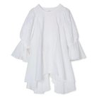 【アユーシ/AAYUSHI】のリルヘムパフスリーブトップス 人気、トレンドファッション・服の通販 founy(ファニー) ファッション Fashion レディースファッション Fashion for Women トップス・カットソー Cut & Sew Tops インド Indian Textile 洗える Machine Washable ギャザー Gathered, Ruffled シルク Silk, 100% Silk シンプル Simple, Minimal スリーブ Sleeve, Long Sleeve / Short Sleeve フレア Flare, Flared thumbnail WHITE|ID: prp329100004961799 ipo3291000000037225379