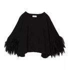 【アユーシ/AAYUSHI】のフェザーフリルカットソー 人気、トレンドファッション・服の通販 founy(ファニー) ファッション Fashion レディースファッション Fashion for Women トップス・カットソー Cut & Sew Tops カットソー・ベーシックTシャツ Cut-and-Sewn Tops / Stretch Tees & Basics 洗える Machine Washable カットソー Cut and Sewn Top ショルダー Shoulder, Shoulder Strap シンプル Simple, Minimal スラックス Slacks, Dress Pants デニム Denim, Jeans Material ドロップ Drop Shoulder, Dropped Style バランス Balance, Style Balance フェザー Feather, Feather Detail フリル Frill, Ruffle ボックス Boxy, Box Shape おすすめ Recommended / Our Picks thumbnail BLACK|ID: prp329100004961801 ipo3291000000037225387