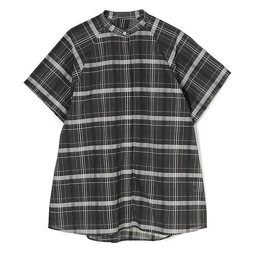 【フローレント/FLORENT】のSHEER CHECK BLOUSE インテリア・キッズ・メンズ・レディースファッション・服の通販 founy(ファニー) 　ファッション　Fashion　レディースファッション　Fashion for Women　シアー　Sheer, See-Through　スマート　Smart, Elegant　チェック　Check, Plaid, Tartan　バランス　Balance, Style Balance　フレア　Flare, Flared　夏　Summer　BLACK|ID: prp329100004961806 ipo3291000000037225411