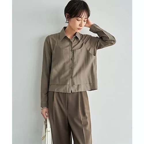 【スタイルデリ/STYLE DELI】のキャミレイヤード風シアーシャツ インテリア・キッズ・メンズ・レディースファッション・服の通販 founy(ファウニー) https://founy.com/ ファッション Fashion レディースファッション Fashion for Women トップス・カットソー Cut & Sew Tops キャミソール&ノースリーブ Camisoles & Sleeveless Tops シャツ・ブラウス・オフィスカジュアル Elegant Blouses & Button-Ups イエロー Yellow エアリー Airy Texture 春 Spring カフス Cuff Design キャミ Camisole, Cami Top キャミソール Camisole, Spaghetti Strap Top コンパクト Compact, Small Size シアー Sheer, See-Through シンプル Simple, Minimal ストレート Straight, Straight Cut スリット Slit, Slit Detail 長袖 Long Sleeve, Full Sleeve バランス Balance, Style Balance パール Pearl, Pearl Accent フロント Front, Front Design ポケット Pocket, Pocket Detail ロング Long, Long-Length ワイド Wide, Wide Fit S/S・春夏 SS, Spring/Summer, Warm Season 夏 Summer エレガント 上品 Elegant |ID: prp329100004961831 ipo3291000000037225540