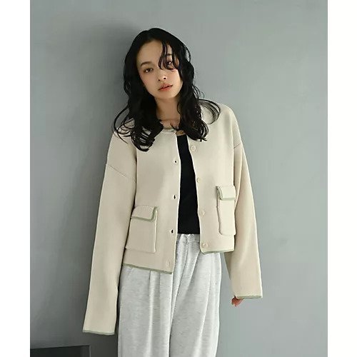 【スタイルデリ/STYLE DELI】の【BLK001】配色クルーネックカーディガン インテリア・キッズ・メンズ・レディースファッション・服の通販 founy(ファウニー) https://founy.com/ ファッション Fashion レディースファッション Fashion for Women トップス・カットソー Cut & Sew Tops カーディガン・羽織り Layered Style Cardigans カーディガン Cardigan, Knitwear キャップ Cap, Baseball Cap 軽量 Lightweight, Ultra Light シンプル Simple, Minimal ジャケット Jacket, Outerwear タンク Tank Top, Sleeveless Top バランス Balance, Style Balance フィット Fit, Slim Fit ベーシック Basic, Essential ポケット Pocket, Pocket Detail ワイド Wide, Wide Fit おすすめ Recommended / Our Picks |ID: prp329100004961834 ipo3291000000037225558