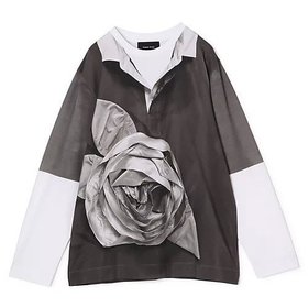【シモーン ロシャ/SIMONE ROCHA】のROSE RUGBY TROMPE L OEIL PRINT LONG SLEEVE T-SHIRT 人気、トレンドファッション・服の通販 founy(ファニー) ファッション Fashion レディースファッション Fashion for Women トップス・カットソー Cut & Sew Tops シャツ・ブラウス・オフィスカジュアル Elegant Blouses & Button-Ups ロングTシャツ・Tシャツ Longline T-Shirts & Tees グラフィック Graphic, Graphic Design フィット Fit, Slim Fit プリント Print, Printed Pattern リラックス Relax, Relaxed Fit 洗える Machine Washable |ID:prp329100004961835