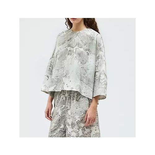 【ミズイロ インド/mizuiro ind】のマーブルプリントワイドプルオーバー 人気、トレンドファッション・服の通販 founy(ファニー) 　ファッション　Fashion　レディースファッション　Fashion for Women　トップス・カットソー　Cut & Sew Tops　カジュアルプルオーバー・ニットトップス　Pullovers & Knit Tops / Casual Pullovers　セットアップ　Set-Up, Coordinated Outfit　プリント　Print, Printed Pattern　ボトム　Bottoms, Lower Wear　洗える　Machine Washable　other-3|ID: prp329100004961843 ipo3291000000037225602