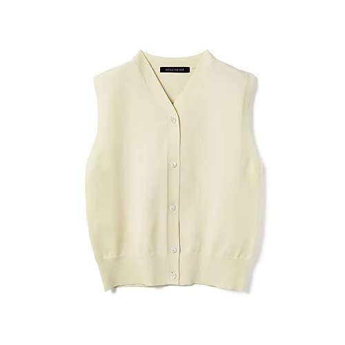 【ミズイロ インド/mizuiro ind】のVネックベスト インテリア・キッズ・メンズ・レディースファッション・服の通販 founy(ファニー) 　ファッション　Fashion　レディースファッション　Fashion for Women　アウター　Coat / Outerwear Collection　トップス・カットソー　Cut & Sew Tops　ベスト&ジレ / 重ね着スタイル　Vests & Gilets　Vネックトップス　V-Neck Tops / V-Cut Neckline Shirts　クラシック　Classic, Timeless Style　シンプル　Simple, Minimal　ノースリーブ　Sleeveless, No-Sleeve　フロント　Front, Front Design　ベスト　Vest, Waistcoat　ベーシック　Basic, Essential　夏　Summer　アイボリー|ID: prp329100004961853 ipo3291000000037225671