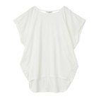 【ジュリエ/Julier】のマイクロ天竺ドレープトップス 人気、トレンドファッション・服の通販 founy(ファニー) ファッション Fashion レディースファッション Fashion for Women トップス・カットソー Cut & Sew Tops コレクション Collection, Seasonal Line シンプル Simple, Minimal ドレープ Drape, Draping Fabric 半袖 Short Sleeve, Half Sleeve 無地 Plain, Solid Color ヨガ Yoga, Yoga Wear ランニング Running, Running Wear, Activewear, Jogging リラックス Relax, Relaxed Fit thumbnail ホワイト|ID: prp329100004961872 ipo3291000000037225769