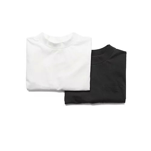 【ミディウミ/MidiUmi】のHOMEパックハーフスリーブTシャツ インテリア・キッズ・メンズ・レディースファッション・服の通販 founy(ファニー) 　ファッション　Fashion　レディースファッション　Fashion for Women　トップス・カットソー　Cut & Sew Tops　シャツ・ブラウス・オフィスカジュアル　Elegant Blouses & Button-Ups　ロングTシャツ・Tシャツ　Longline T-Shirts & Tees　カットソー　Cut and Sewn Top　スリーブ　Sleeve, Long Sleeve / Short Sleeve　ハーフ　Half, Half-Length　ボーダー　Border, Stripe　ポケット　Pocket, Pocket Detail　モックネック　Mock Neck, Short Turtleneck　巾着　Drawstring Bag, Kinchaku　旅行　Travel　無地　Plain, Solid Color　オフホワイト×ブラック|ID: prp329100004961883 ipo3291000000037225845