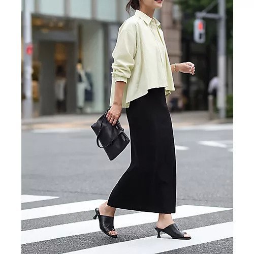 【スタイルデリ/STYLE DELI】の【selection】ストライプ柄立体タックショートシャツ 人気、トレンドファッション・服の通販 founy(ファニー) 　ファッション　Fashion　レディースファッション　Fashion for Women　トップス・カットソー　Cut & Sew Tops　シャツ・ブラウス・オフィスカジュアル　Elegant Blouses & Button-Ups　イエロー　Yellow　ショート　Short, Short Length　ジャケット　Jacket, Outerwear　ストライプ　Stripe, Striped Pattern　デニム　Denim, Jeans Material　バランス　Balance, Style Balance　フォルム　Silhouette, Form　フレア　Flare, Flared　フロント　Front, Front Design　ボーダー　Border, Stripe　リラックス　Relax, Relaxed Fit　ワイド　Wide, Wide Fit　エレガント 上品　Elegant　other-2|ID: prp329100004961886 ipo3291000000037225863