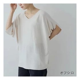 【ドレスハーセルフ/DRESS HERSELF】の【洗える】セーター/シルクコットンスリットスリーブ 人気、トレンドファッション・服の通販 founy(ファニー) ファッション Fashion レディースファッション Fashion for Women なめらか Smooth, Silky Texture サマー Summer, Summer Style シルク Silk, 100% Silk シンプル Simple, Minimal セーター Sweater, Knitwear デニム Denim, Jeans Material ボトム Bottoms, Lower Wear 夏 Summer 春 Spring 洗える Machine Washable |ID:prp329100004961894
