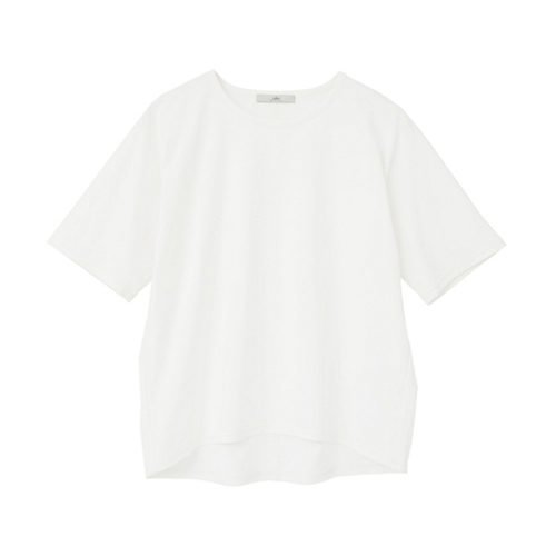 【ジュリエ/Julier】のムーブプライムTシャツ インテリア・キッズ・メンズ・レディースファッション・服の通販 founy(ファニー) 　ファッション　Fashion　レディースファッション　Fashion for Women　トップス・カットソー　Cut & Sew Tops　シャツ・ブラウス・オフィスカジュアル　Elegant Blouses & Button-Ups　ロングTシャツ・Tシャツ　Longline T-Shirts & Tees　コレクション　Collection, Seasonal Line　吸水　Absorbent, Quick-Dry　シンプル　Simple, Minimal　半袖　Short Sleeve, Half Sleeve　無地　Plain, Solid Color　ヨガ　Yoga, Yoga Wear　ランニング　Running, Running Wear, Activewear, Jogging　リラックス　Relax, Relaxed Fit　ワイド　Wide, Wide Fit　ワーク　Workwear, Utility Style　エレガント 上品　Elegant　ホワイト|ID: prp329100004961897 ipo3291000000037225942
