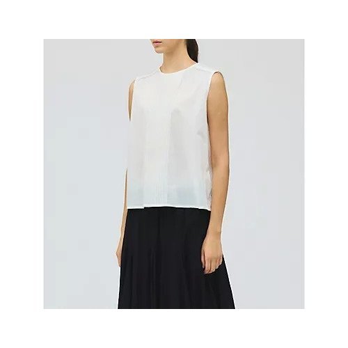 【ミズイロ インド/mizuiro ind】のピンタック&レースノースリーブプルオーバー 人気、トレンドファッション・服の通販 founy(ファニー) 　ファッション　Fashion　レディースファッション　Fashion for Women　トップス・カットソー　Cut & Sew Tops　キャミソール&ノースリーブ　Camisoles & Sleeveless Tops　カジュアルプルオーバー・ニットトップス　Pullovers & Knit Tops / Casual Pullovers　シンプル　Simple, Minimal　フロント　Front, Front Design　エレガント 上品　Elegant　夏　Summer　other-2|ID: prp329100004961902 ipo3291000000037225996