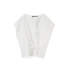 【ミズイロ インド/mizuiro ind】のリボンプルオーバー オフホワイト|ID: prp329100004961903 ipo3291000000037226000