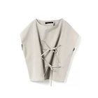 【ミズイロ インド/mizuiro ind】のリボンプルオーバー グレー|ID: prp329100004961903 ipo3291000000037226003