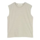 【プレインピープル/PLAIN PEOPLE】のムラ糸アーサー天竺/SUVINノースリーブTシャツ ベージュ|ID: prp329100004961915 ipo3291000000037226083