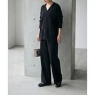 【スタイルデリ/STYLE DELI】のカーデ型トップス&パンツセットアップ ブラック|ID: prp329100004961921 ipo3291000000037226113