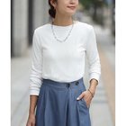 【スタイルデリ/STYLE DELI】のやわらかボートネックカットソートップス ホワイト|ID: prp329100004961927 ipo3291000000037226146