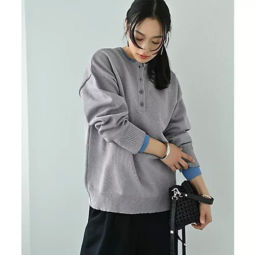 【スタイルデリ/STYLE DELI】の【BLK001】配色前後2wayプルオーバー インテリア・キッズ・メンズ・レディースファッション・服の通販 founy(ファニー) 　ファッション　Fashion　レディースファッション　Fashion for Women　トップス・カットソー　Cut & Sew Tops　カジュアルプルオーバー・ニットトップス　Pullovers & Knit Tops / Casual Pullovers　インナー　Innerwear　シンプル　Simple, Minimal　スラックス　Slacks, Dress Pants　バランス　Balance, Style Balance　ベーシック　Basic, Essential　リラックス　Relax, Relaxed Fit　ロング　Long, Long-Length　ワイド　Wide, Wide Fit　グレー|ID: prp329100004961931 ipo3291000000037226163