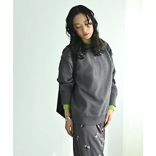 【スタイルデリ/STYLE DELI】の【BLK001】配色前後2wayプルオーバー 人気、トレンドファッション・服の通販 founy(ファニー) 　ファッション　Fashion　レディースファッション　Fashion for Women　トップス・カットソー　Cut & Sew Tops　カジュアルプルオーバー・ニットトップス　Pullovers & Knit Tops / Casual Pullovers　インナー　Innerwear　シンプル　Simple, Minimal　スラックス　Slacks, Dress Pants　バランス　Balance, Style Balance　ベーシック　Basic, Essential　リラックス　Relax, Relaxed Fit　ロング　Long, Long-Length　ワイド　Wide, Wide Fit　other-2|ID: prp329100004961931 ipo3291000000037226164