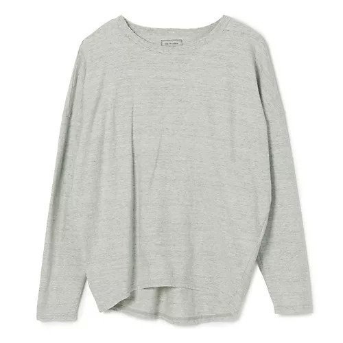 【パドカレ/pas de calais】の26SS ラフィ天竺プルオーバー インテリア・キッズ・メンズ・レディースファッション・服の通販 founy(ファニー) 　ファッション　Fashion　レディースファッション　Fashion for Women　トップス・カットソー　Cut & Sew Tops　カジュアルプルオーバー・ニットトップス　Pullovers & Knit Tops / Casual Pullovers　2026年　2026　2026春夏・S/S　Spring/Summer 2026 SS26　インナー　Innerwear　リラックス　Relax, Relaxed Fit　洗える　Machine Washable　TOPグレー|ID: prp329100004961940 ipo3291000000037226215