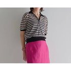 【マルティニーク/martinique】のシアーボーダーポロ 人気、トレンドファッション・服の通販 founy(ファニー) ファッション Fashion レディースファッション Fashion for Women おすすめ Recommended / Our Picks インナー Innerwear シアー Sheer, See-Through ボーダー Border, Stripe メンズ Men's, Menswear 夏 Summer 春 Spring thumbnail オフ×ブラック|ID: prp329100004961964 ipo3291000000037226368