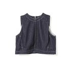 【ミズイロ インド/mizuiro ind】のデニムベスト(ONEWASH) 人気、トレンドファッション・服の通販 founy(ファニー) ファッション Fashion レディースファッション Fashion for Women アウター Coat / Outerwear Collection トップス・カットソー Cut & Sew Tops ベスト&ジレ / 重ね着スタイル Vests & Gilets ショート Short, Short Length ジップ Zip, Zipper センター Center, Center Line デニム Denim, Jeans Material ベスト Vest, Waistcoat ベーシック Basic, Essential ポケット Pocket, Pocket Detail thumbnail ネイビー|ID: prp329100004961972 ipo3291000000037226406