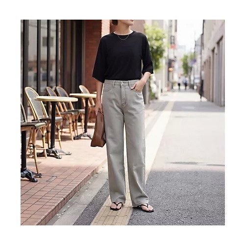 【スタイルデリ/STYLE DELI】の大人の上腕カバー首開きやわらかTシャツ 人気、トレンドファッション・服の通販 founy(ファニー) 　ファッション　Fashion　レディースファッション　Fashion for Women　トップス・カットソー　Cut & Sew Tops　シャツ・ブラウス・オフィスカジュアル　Elegant Blouses & Button-Ups　ロングTシャツ・Tシャツ　Longline T-Shirts & Tees　イエロー　Yellow　春　Spring　サロペット　Overalls, Salopette　ショルダー　Shoulder, Shoulder Strap　シンプル　Simple, Minimal　ジャケット　Jacket, Outerwear　ストレート　Straight, Straight Cut　スリット　Slit, Slit Detail　ドロップ　Drop Shoulder, Dropped Style　定番　Standard, Basic Item　人気　Popular, Best Seller　フォルム　Silhouette, Form　ベスト　Vest, Waistcoat　S/S・春夏　SS, Spring/Summer, Warm Season　夏　Summer　other-2|ID: prp329100004961978 ipo3291000000037226431