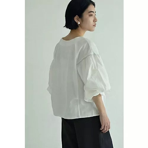 【マージュール/marjour】のSILKET BODY TUCK SLEEVE TOP 人気、トレンドファッション・服の通販 founy(ファニー) 　ファッション　Fashion　レディースファッション　Fashion for Women　トップス・カットソー　Cut & Sew Tops　なめらか　Smooth, Silky Texture　カットソー　Cut and Sewn Top　シルケット　Silket, Silky Cotton　シンプル　Simple, Minimal　ストレッチ　Stretch, Stretchy Fabric　スリーブ　Sleeve, Long Sleeve / Short Sleeve　バランス　Balance, Style Balance　ボトム　Bottoms, Lower Wear　ポケット　Pocket, Pocket Detail　other-3|ID: prp329100004961982 ipo3291000000037226448