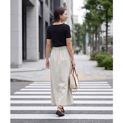 【スタイルデリ/STYLE DELI】の半袖ボートネックリブトップス 人気、トレンドファッション・服の通販 founy(ファニー) 　ファッション　Fashion　レディースファッション　Fashion for Women　トップス・カットソー　Cut & Sew Tops　ストレート　Straight, Straight Cut　スリット　Slit, Slit Detail　ポケット　Pocket, Pocket Detail　冬　Winter / This Winter　半袖　Short Sleeve, Half Sleeve　other-3|ID: prp329100004961983 ipo3291000000037226456